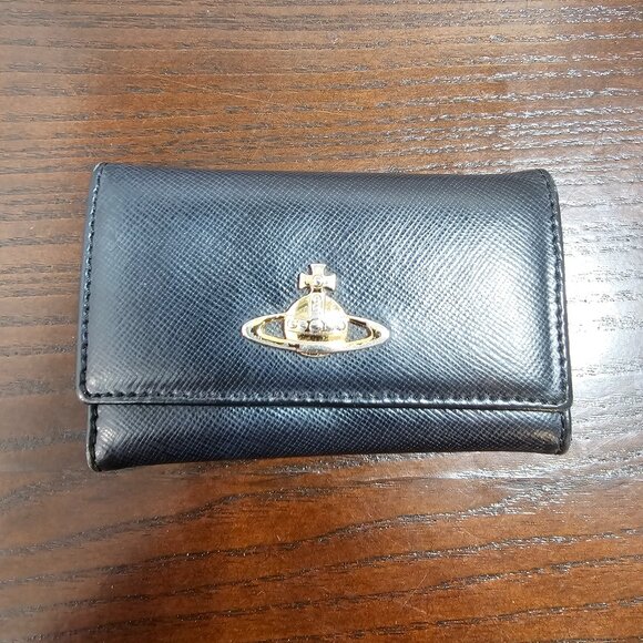 Vivienne Westwood Leather Wallet Key Case - Picture 1 of 2